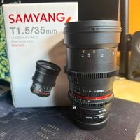 Samyang 35mm Cine Sony T 1.5