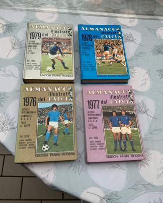 Almanacco del calcio Panini 1976/77/78/79