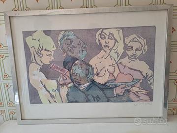 Quadri Litografie Mino Maccari