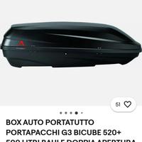 Portapacchi 500 litri nuovo ancora imballato