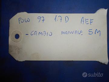 Cambio volkswagen polo 1,7 diesel tipo aef