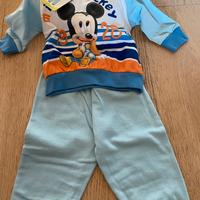 Pigiama bambino mickey mouse 1 anno nuovo
