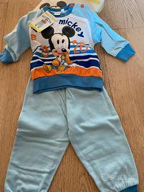 Pigiama bambino mickey mouse 1 anno nuovo
