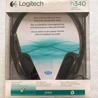 Logitech H340 USB Cuffie con Microfono