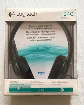 Logitech H340 USB Cuffie con Microfono