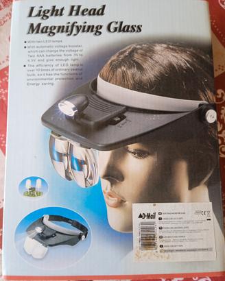 Light Head Magnifying Glass