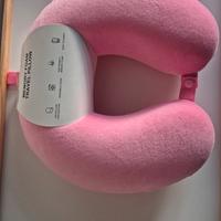 Cuscino da viaggio rosa nuovo
