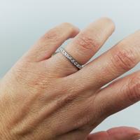 Anello Veretta in Oro 18 kt e Diamanti 0,52 Ct