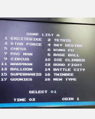 Multigiochi arcade jamma anni 80