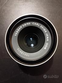 Obiettivo Carl Zeiss Jena DDR Tessar 50mm f2.8 m42