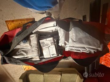 Privacy con tende per tendalino