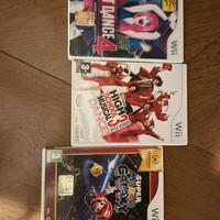 Lotto di 3 giochi per la WII