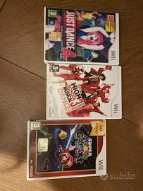 Lotto di 3 giochi per la WII