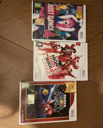 Lotto di 3 giochi per la WII