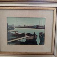 quadro Attilio freschi barche 