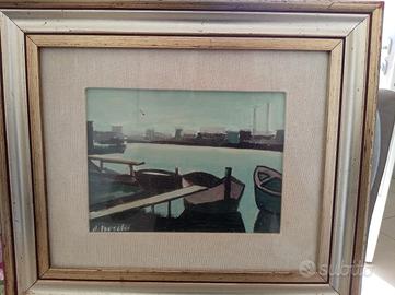 quadro Attilio freschi barche 