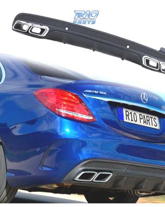 DIFFUSORE MERCEDES CLASSE C W205 SEDAN 14-18 AMG N