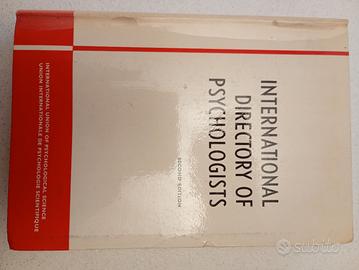 libro International directory of psichologist