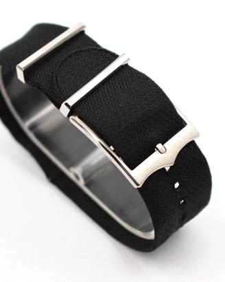 Cinturino Tudor NATO Tessuto Nero 22mm Black Bay
