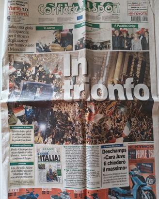 CORRIERE DELLO SPORT FESTA ITALIA 2006