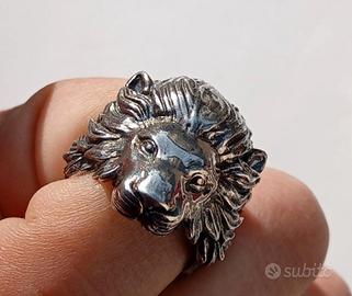 Nove25 anello Lion, fuori edizione, argento