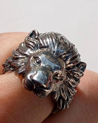 Nove25 anello Lion, fuori edizione, argento