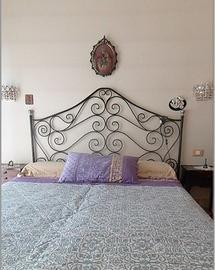 Testata letto matrimoniale ferro battuto