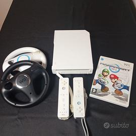 Nintendo Wii Completa + Mario Kart + 2 Volanti