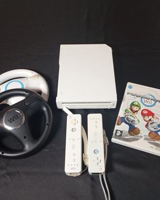 Nintendo Wii Completa + Mario Kart + 2 Volanti