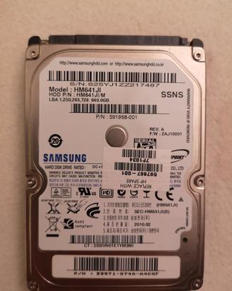 Hard Disk Samsung 640GB