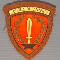 PATCH SCUOLA DI FANTERIA - VINTAGE ANNI 80