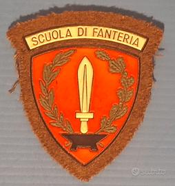 PATCH SCUOLA DI FANTERIA - VINTAGE ANNI 80
