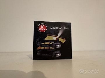 Set di 2 lampade frontali