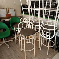 sgabelli in ferro bianchi 