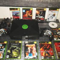 MICROSOFT XBOX CLASSIC  + 2 JOYSTICK E  GIOCHI