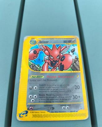 Carta Pokémon Scizor 32/147 - Aquapolis ENG(WOTC