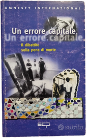 Libro "Un errore capitale" Amnesty International