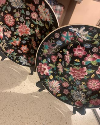 COPPIA DI VECCHI PIATTI CINESI