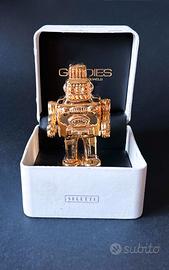 Robot in porcellana placcata vero oro by Seletti