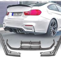 DIFFUSORE BMW F80 F82 F83 LOOK M4 CARBONIO DOPPIA
