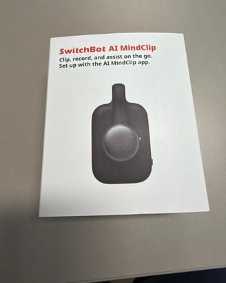 Registratore digitale AI switchbot mindclip