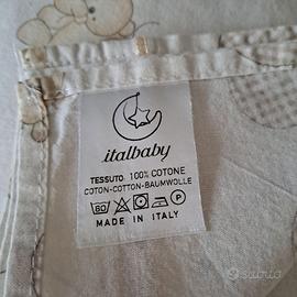 Completo lenzuola per lettino