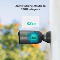 EZVIZ BC1C Telecamera WiFi Esterno Batteria 1080P