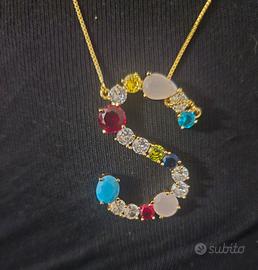 collana lettera S 