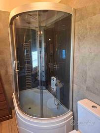 CABINA DOCCIA CON BAGNO TURCO ED IDROMASSAGGIO