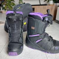 Scarponi Snowboard Salomon Taglia 40