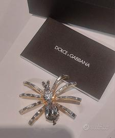 Dolce & Gabbana spilla Vintage pietre di cristallo