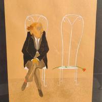 Olio su cartone Bickler anno 96