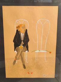 Olio su cartone Bickler anno 96