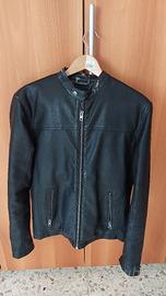 Giacca bomber iSolid in ecopelle nera